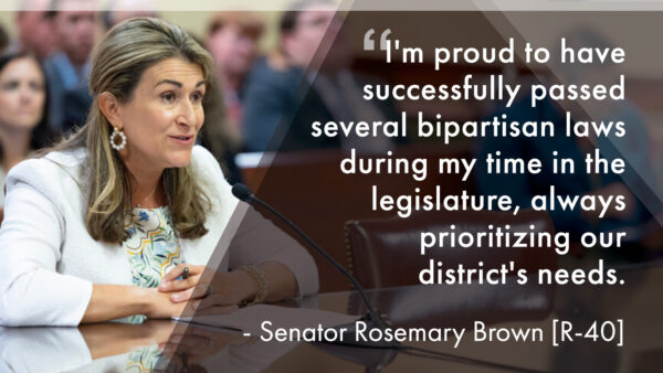 Brown Reflects on Highly Productive Legislative Session