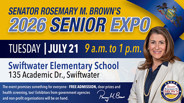 Senator Rosemary Brown's 2026 Senior Expo July 21 9 a.m. to 1 p.m.