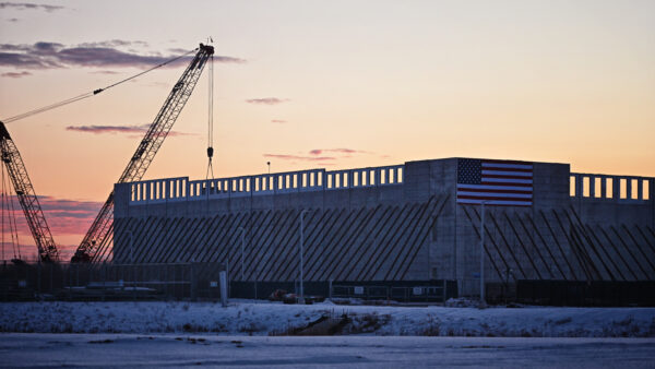 Data center being constructed.