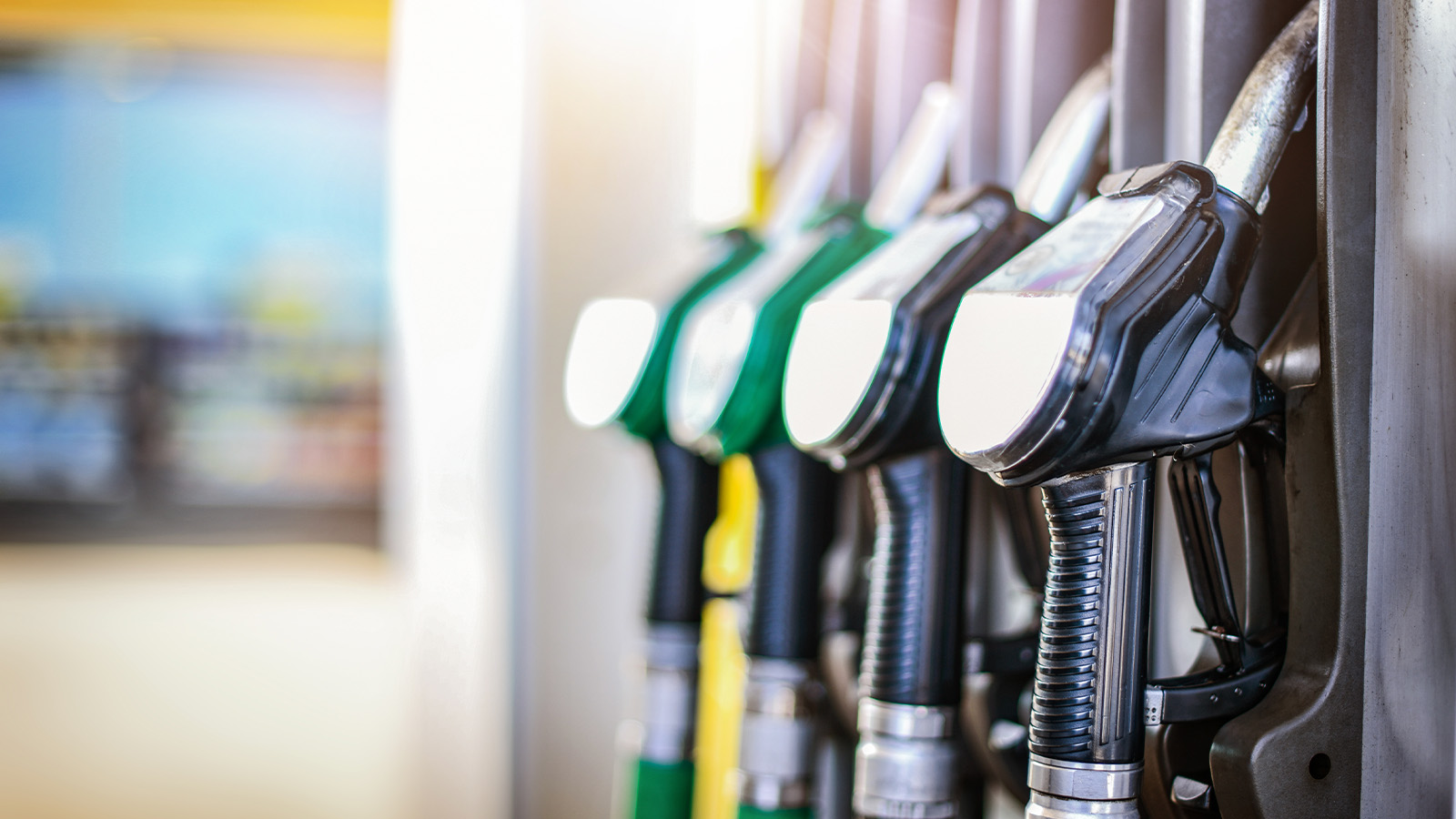 Gasoline pump handles