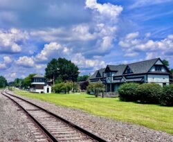 Alex of East Stroudsburg, showing the beautifully Historic Dansbury Depot in East Stroudsburg! 🚂